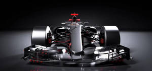 F1 4k Metallic Wallpaper