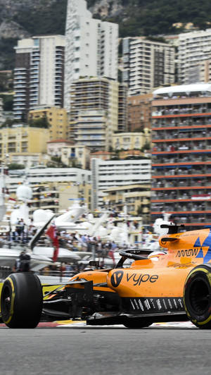 F1 Phone Yellow Mclaren Wallpaper