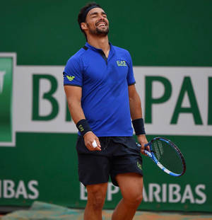 Fabio Fognini Laughing Wallpaper