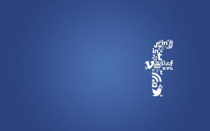 Facebook With Social Media Icons Wallpaper