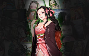 Fair Skinned Nezuko Kamado Wallpaper