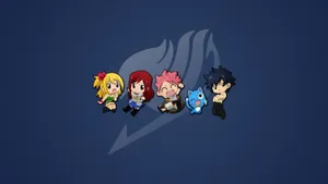 Fairy Tail Chibi Art Wallpaper