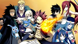 Fairy Tail Natsu And Friends Wallpaper