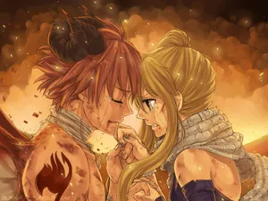Fairy Tail Natsu And Lucy Wallpaper