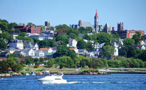 Fall River In Massachusetts Wallpaper
