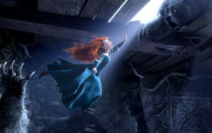 Falling Merida Scene Wallpaper