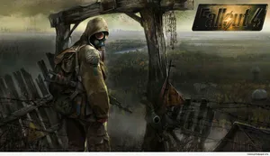 Fallout 4 Stalker At The Fence Wallpaper