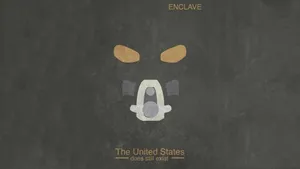 Fallout Enclave Mask Wallpaper