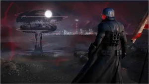 Fallout New Vegas Black Explosion Wallpaper