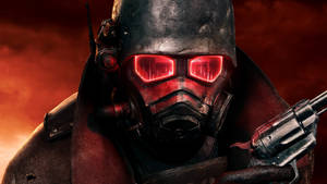 Fallout New Vegas Courier Red Eyes Wallpaper