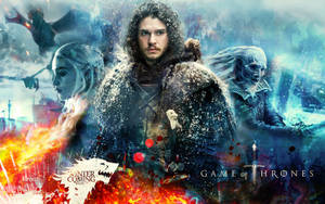 Fan Art Jon Snow Of Game Of Thrones Wallpaper