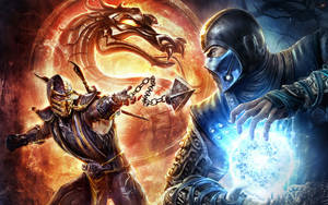Fan Art Mortal Kombat Epic Rivalry Wallpaper