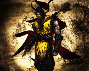 Fan Art Mortal Kombat Scorpion Wallpaper