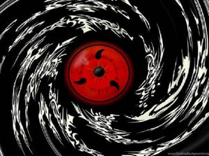 Fan Art Red Sharingan Eye Wallpaper