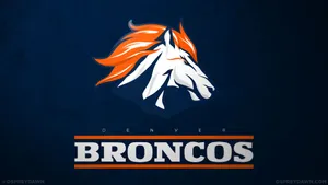 Fan Made Denver Broncos Logo Wallpaper