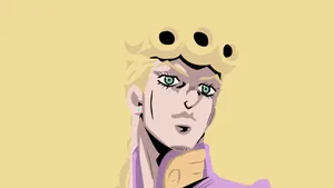 Fanart Giorno Giovanna Yellow Version Wallpaper