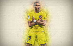 Fanart Kylian Mbappe Wallpaper