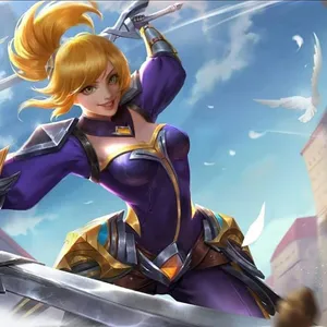 Fanny Mobile Legends White Bird Wallpaper