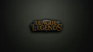 Fantastic League Of Legends Logo Wallpaper