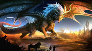 Fantasy Dragon Artwork Wallpaper