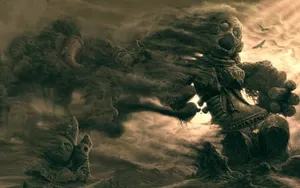 Fantasy Sand Storm Wallpaper