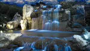 Fantasy Waterfall In Hd Wallpaper