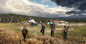 Far Cry 5 Four Men Wallpaper