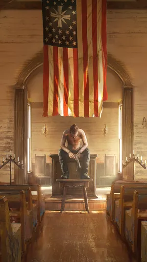 Far Cry 5 Joseph Church Iphone Wallpaper