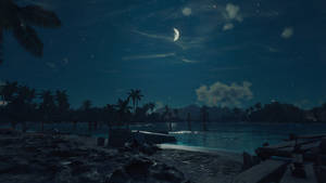 Far Cry 6 Beach Night Wallpaper