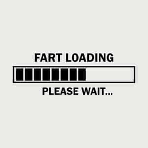 Fart Loading Funny Graphic Wallpaper