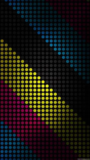 Fascinating Polka Dots Line Android Phone Wallpaper