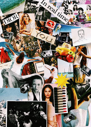 Fashion Collage Cover Wallpaper