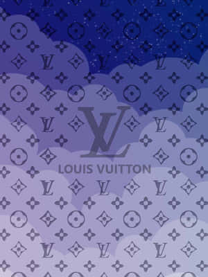 Fashionable Louis Vuitton Blue Bag Wallpaper