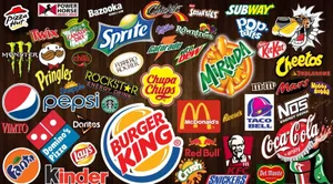 Fast Food Brands Collage Wallpaper