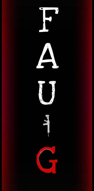 Fau-g Red And Black Wallpaper