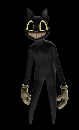 Fear Not - Cartoon Cat Scary Wallpaper