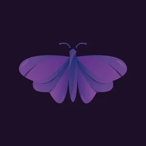 Feel The Freedom Of A Butterfly With Your Purple Butterfly Iphone Wallpaper