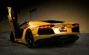 Feel The Wind While Driving In A Cool Lamborghini Wallpaper