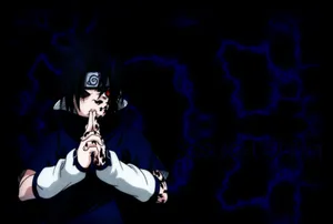 Feeling Cursed By Sasuke's Fight Wallpaper