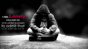 Feeling Lonely Because Of Single Life Wallpaper