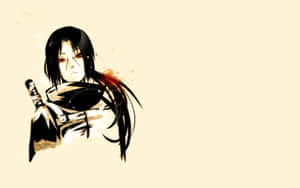 Feeling The Power Of Itachi's Mangekyou Sharingan Wallpaper
