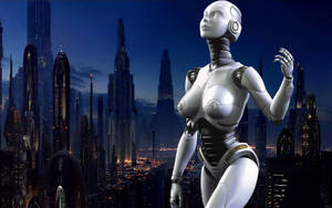Female Humanoid Robot Wallpaper