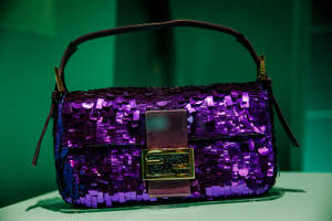 Fendi Violet Baguette Bag Wallpaper