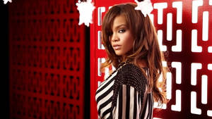 Fenty Rihanna Brown Hair Wallpaper