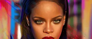 Fenty Rihanna Green Eyes Wallpaper