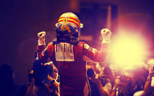 Fernando Alonso With Photographers Wallpaper