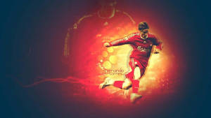 Fernando Torres On Fire Wallpaper