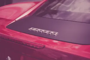 Ferrari Silver Text Font Wallpaper