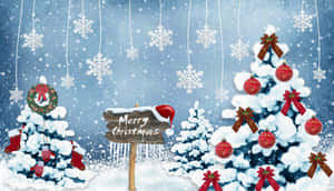 Festive And Cool Christmas Wallpaper Wallpaper