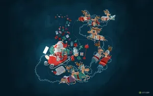 Festive Spirit - Merry Christmas Wallpaper